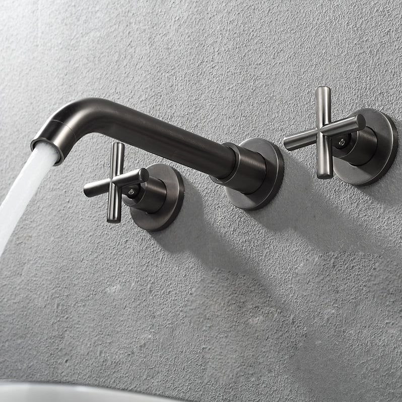 Imperio Basin Faucet - Double Handle 3-Hole Design | Ymonde
