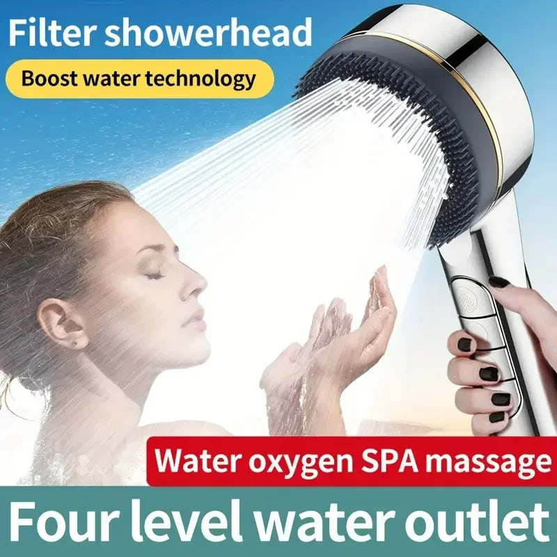 FourSpray-Duschkopf – Handbrause mit vier Positionen und Filter | Ymonde