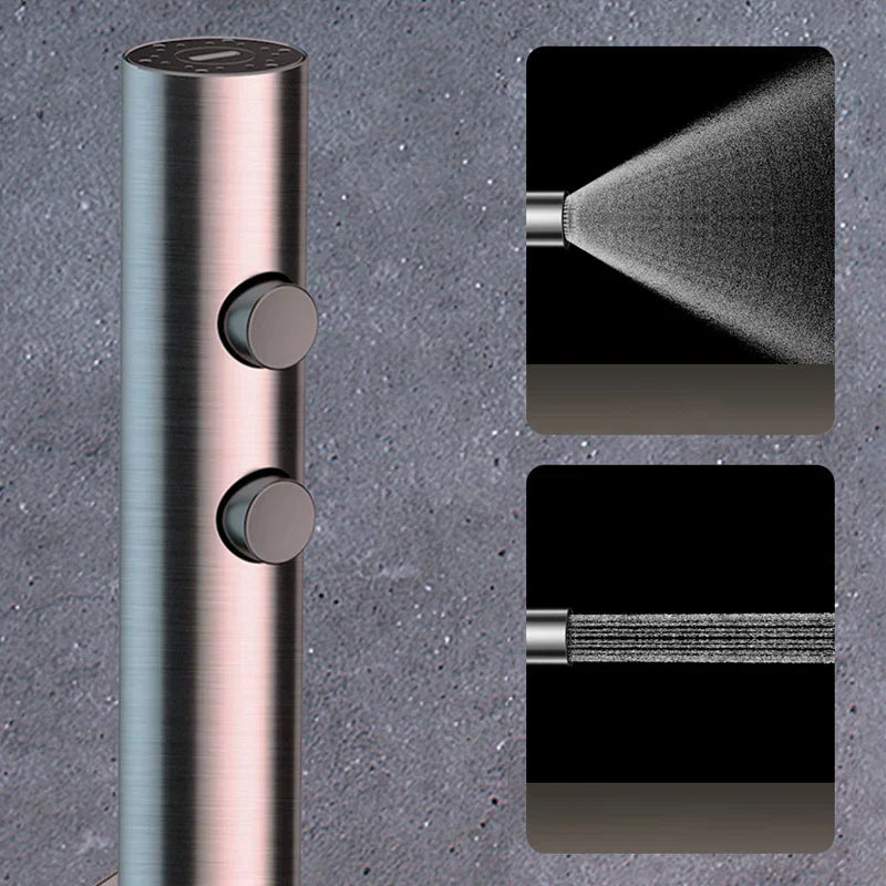 OnyxRain System - Digital Thermostatic Rain Shower with LED Display | Ymonde