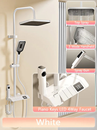 RainFusion Wellness Set - Luxury Rain Shower Set | Ymonde