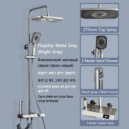 RainFusion Wellness Set - Luxury Rain Shower Set | Ymonde