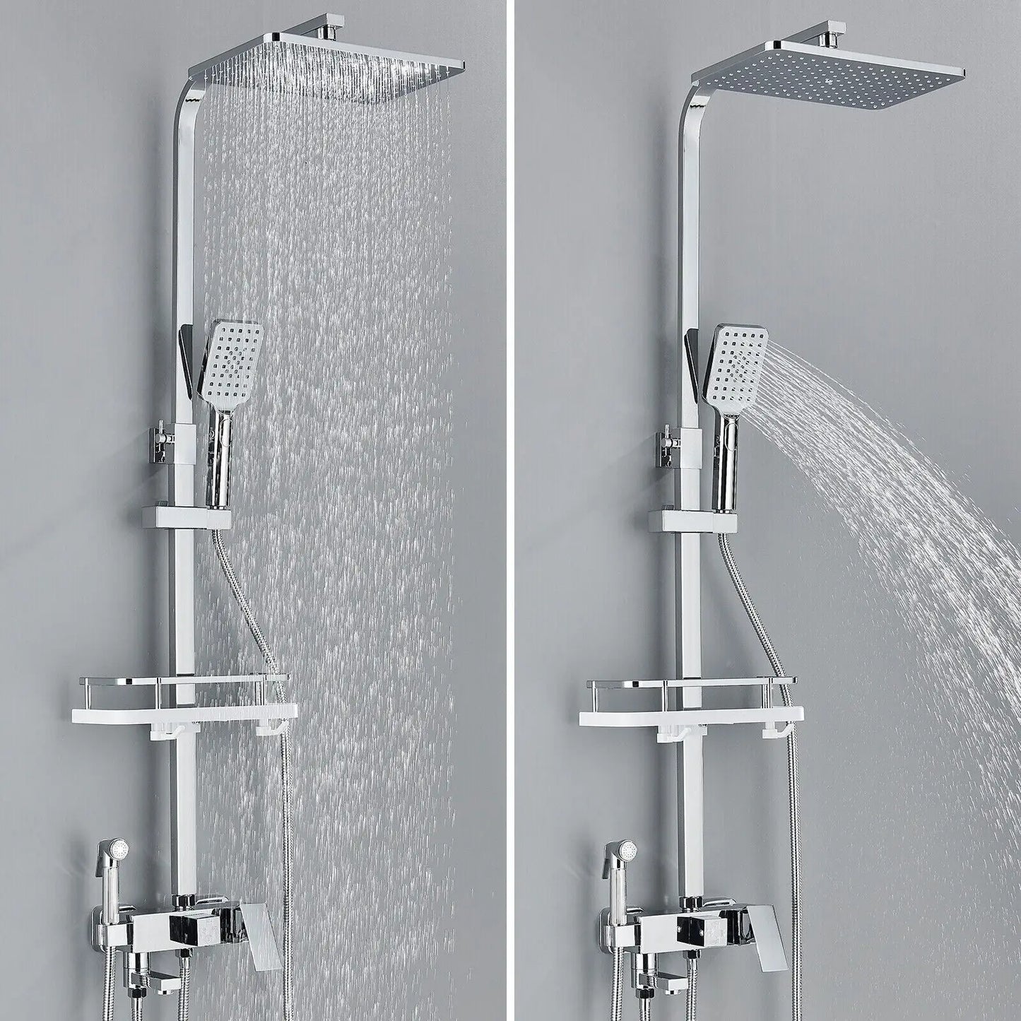 FlowLine duschset - Regnduschtermostatspruta | Ymonde