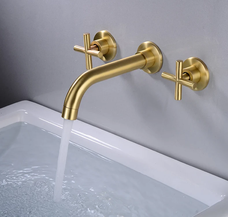 Imperio Basin Faucet - Double Handle 3-Hole Design | Ymonde