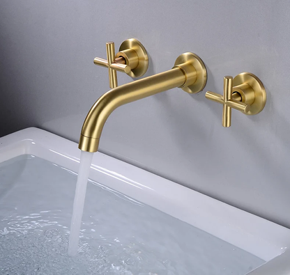 Imperio Basin Faucet - Double Handle 3-Hole Design | Ymonde