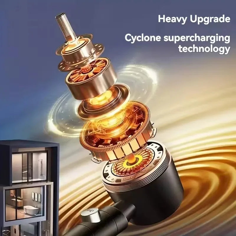 TurboSpray Hand Shower – Water Saving with 5 Spray Settings | Ymonde