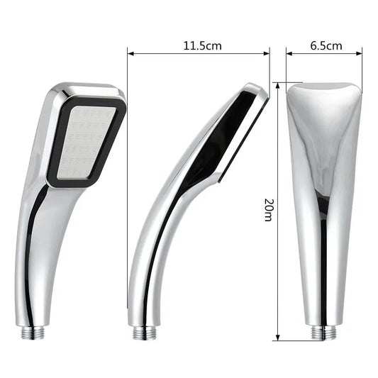 SilverSpray Hand Shower 300-Holes Shower Head with High Pressure and Water Saving | Ymonde