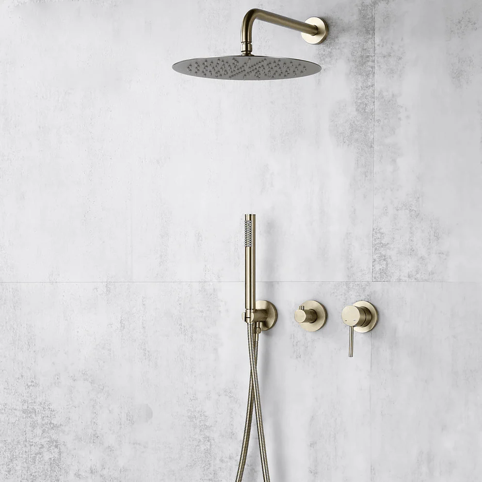 WallFlow Rain Shower Set - Thermostatic Concealed Shower Set | Ymonde