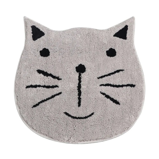 CatCush soft bath mat in the shape of a cat from Ymonde