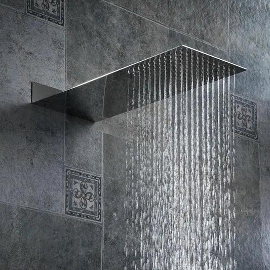 Wandgemonteerde regendouche chroom luxe badkamer douchekop van Ymonde