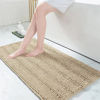 ultra soft bath mat non-slip absorbent bathroom comfort from Ymonde