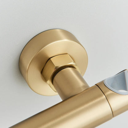 Modern Bath Mixer Tap with Hand Shower - Brass