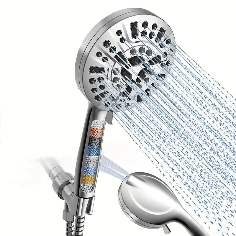 HydroPure Shower Head – 10 Settings & Mineral Filter Hand Shower | Ymonde