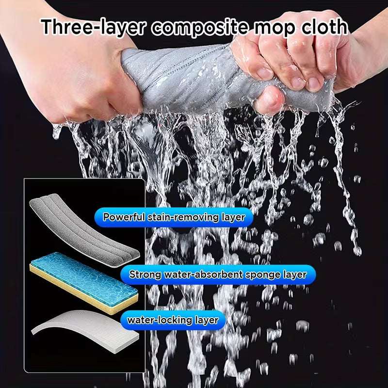 DuoDry Mopp-Set – 2-in-1-Mopp mit selbstauswringendem Eimer | Ymonde