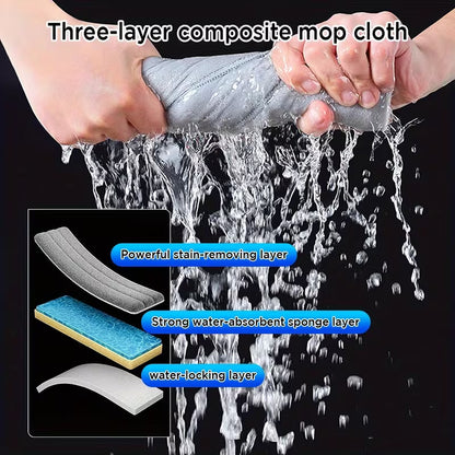 DuoDry Mopp-Set – 2-in-1-Mopp mit selbstauswringendem Eimer | Ymonde