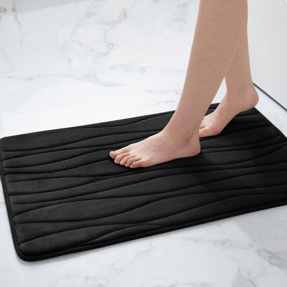 FlowNest XL – Ekstra stor absorberende badematte 70x120 cm | Ymonde
