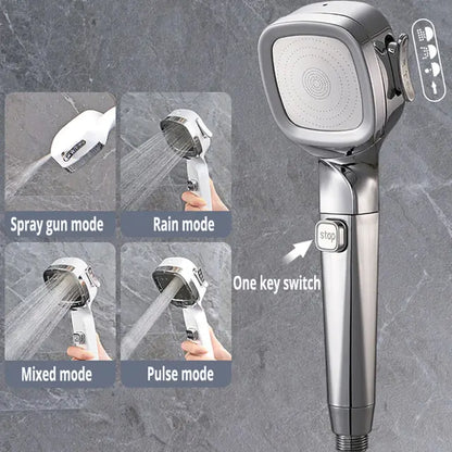FlexFlow Shower Head – Adjustable & High Pressure Comfort | Ymonde