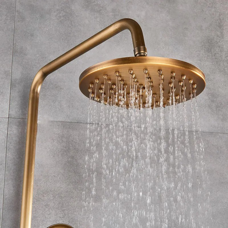 Rain shower Brass Shower tap – Thermostatic with hand shower