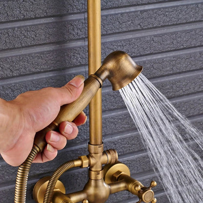 Rain shower Brass Shower tap – Thermostatic with hand shower