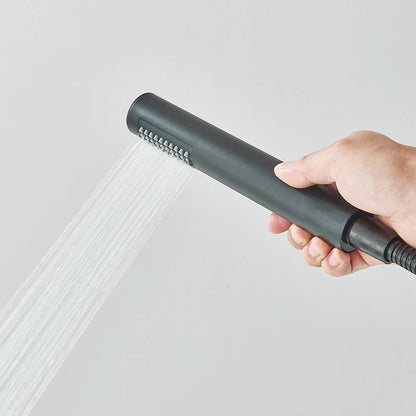 Freestanding Bath Tap – Single lever mixer tap with 360° swivel spout & hand shower