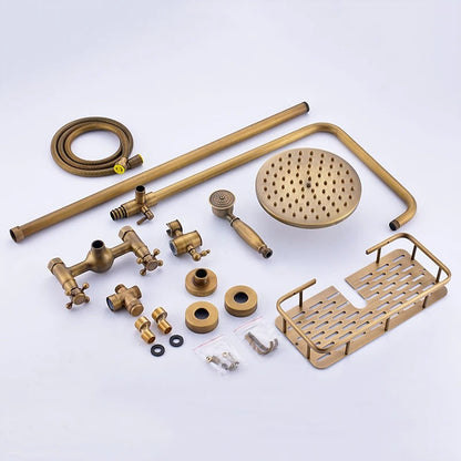 Rain shower Brass Shower tap – Thermostatic with hand shower
