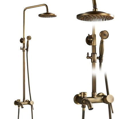 Rain shower Brass Shower tap – Thermostatic with hand shower