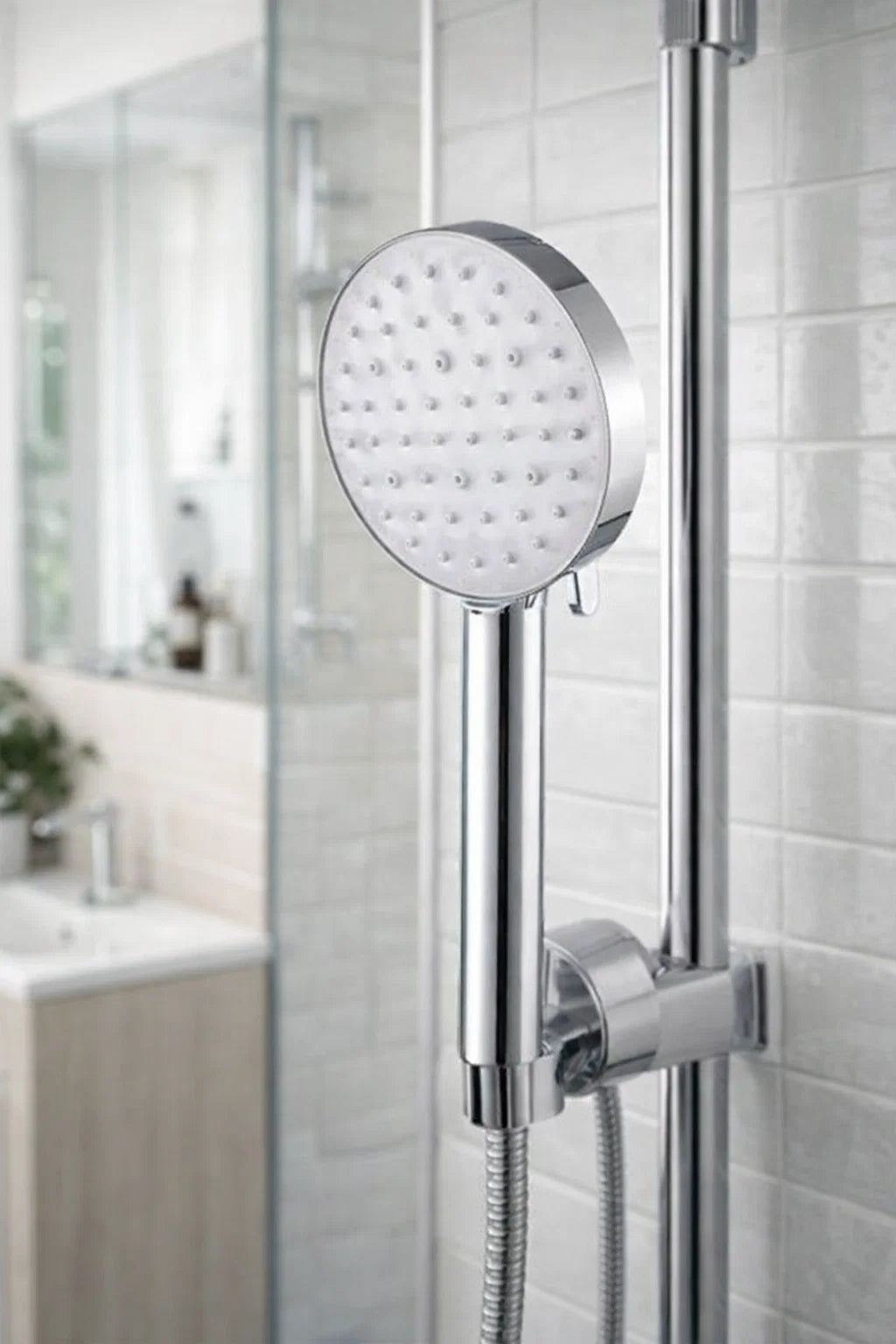 modern spa shower head with adjustable water levels
