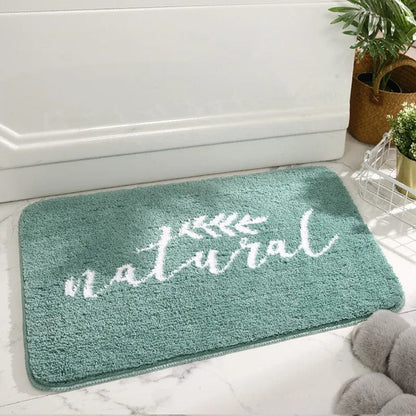 NatureMath luxe antislip badmat van zachte absorberende microvezel