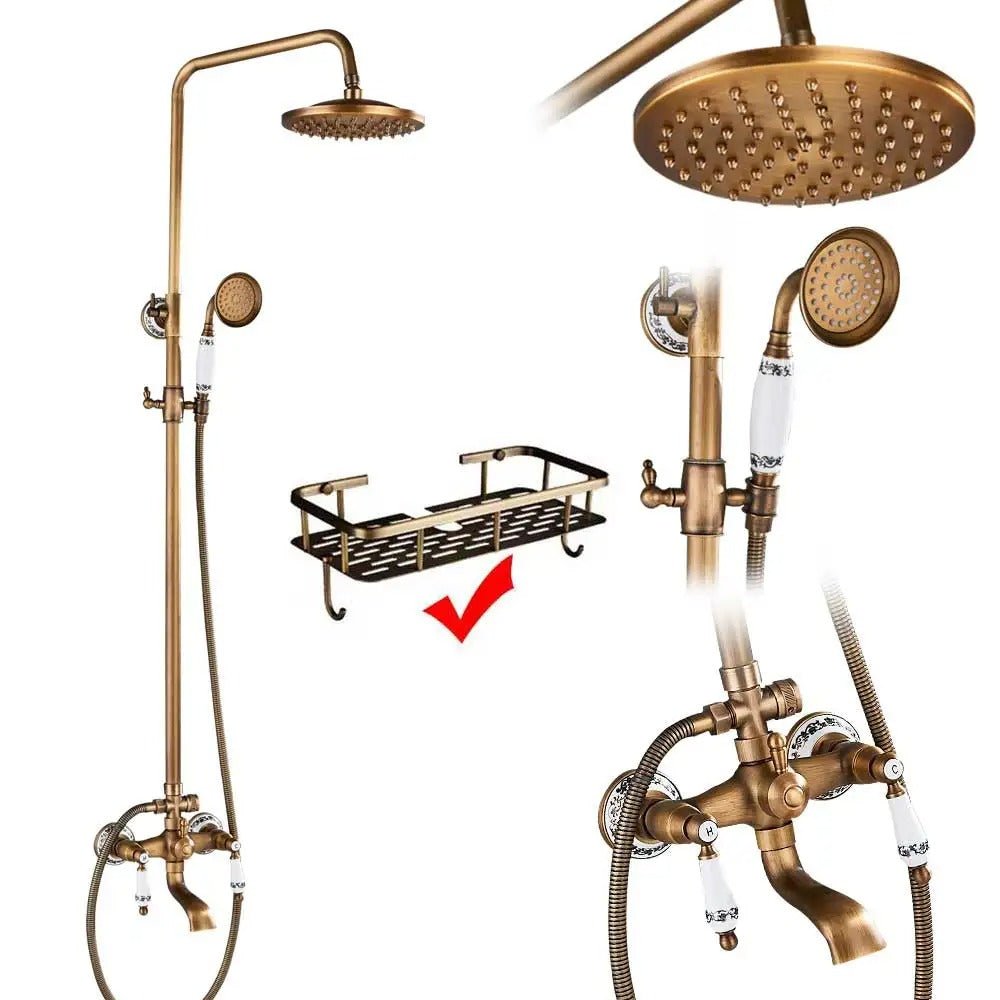 Rain shower Brass Shower tap – Thermostatic with hand shower