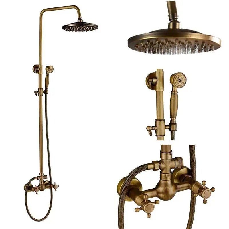 Rain shower Brass Shower tap – Thermostatic with hand shower