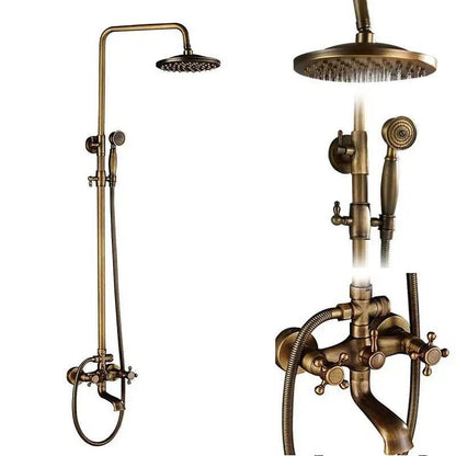 Rain shower Brass Shower tap – Thermostatic with hand shower