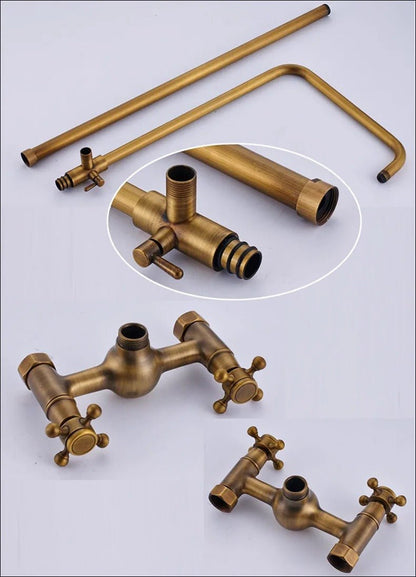 Rain shower Brass Shower tap – Thermostatic with hand shower