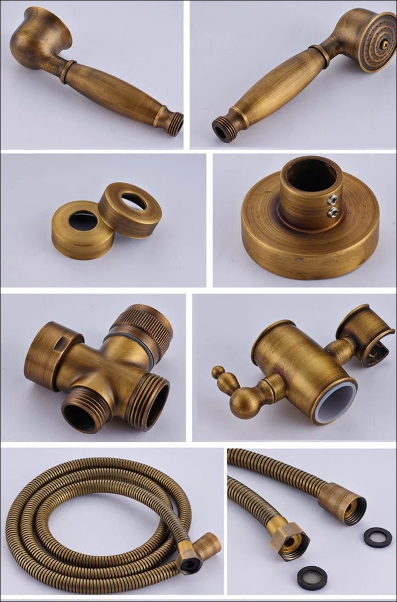 Rain shower Brass Shower tap – Thermostatic with hand shower
