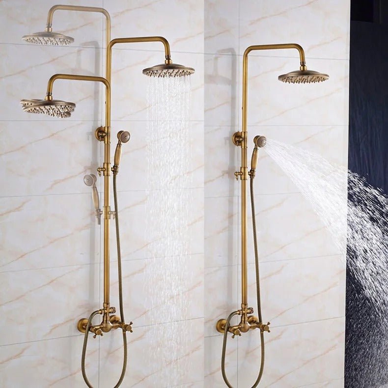 Rain shower Brass Shower tap – Thermostatic with hand shower