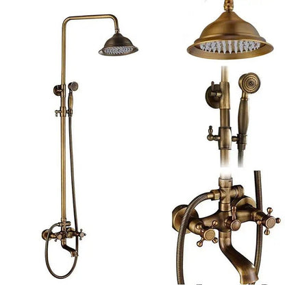Rain shower Brass Shower tap – Thermostatic with hand shower