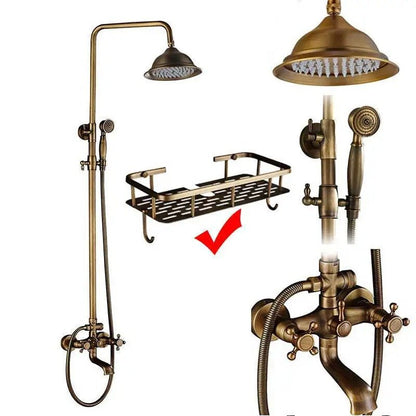Rain shower Brass Shower tap – Thermostatic with hand shower