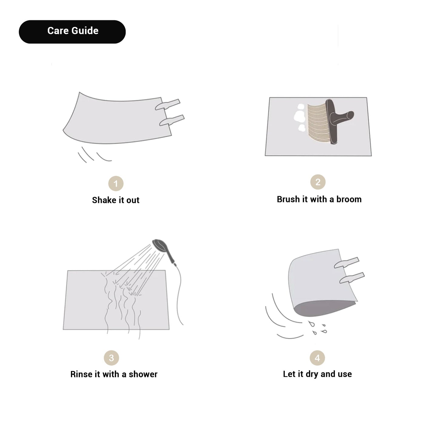 Nordicsoft Bath Mat – Scandinavian Non-Slip & Absorbent | Ymonde ©
