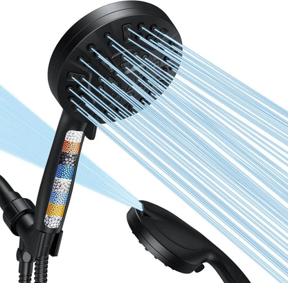 HydroPure Shower Head – 10 Settings & Mineral Filter Hand Shower | Ymonde