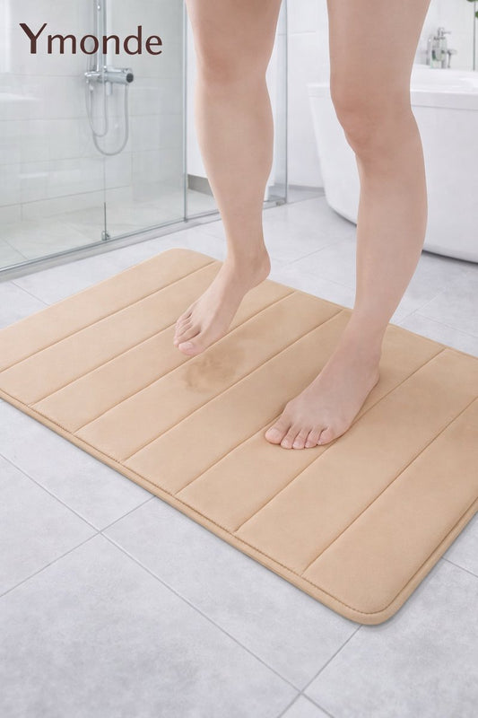 Sandyluxe beige badmat Ymonde 40×60 cm anti-slip