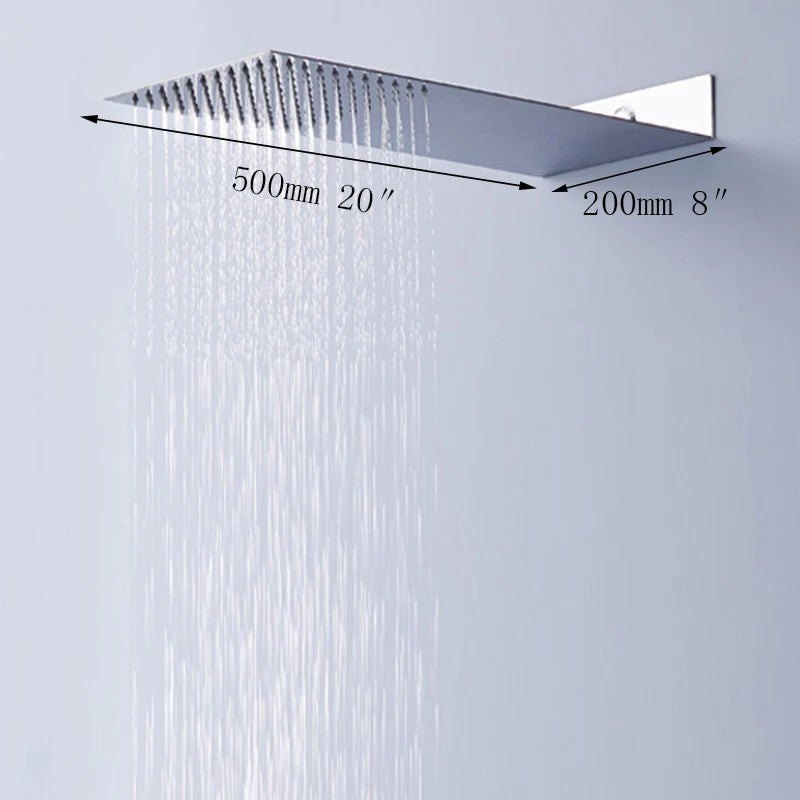 ChromeRain Rain Shower – Wall Mounted & Luxury Chrome | Ymonde