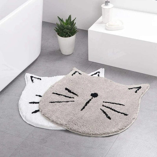 CatCush Bath Mat - Soft Shower Mat in the Shape of a Cat | Ymonde