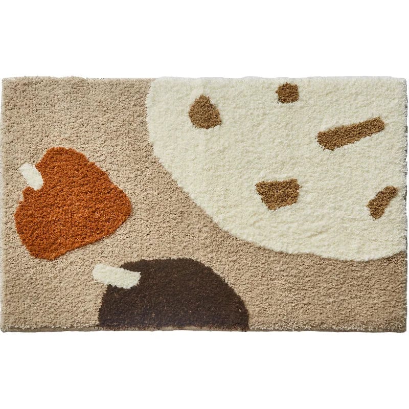 BrownyDry Bath Mat – Extra Thick Bathroom Mat Brown & Beige | Ymonde