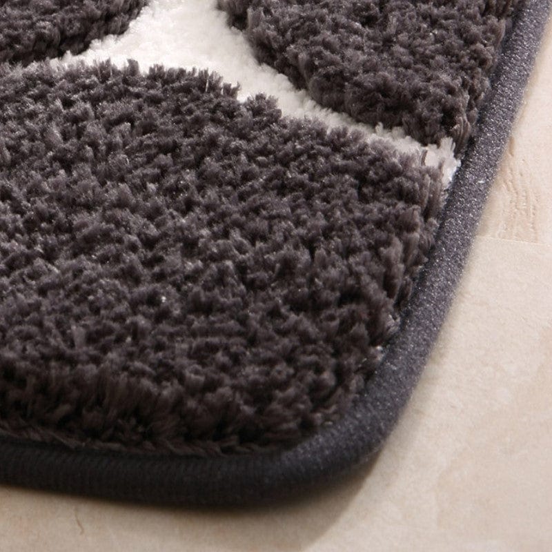 Zen Stepping Stone Badematte – Natursteinsutseende og myk komfort | Ymonde