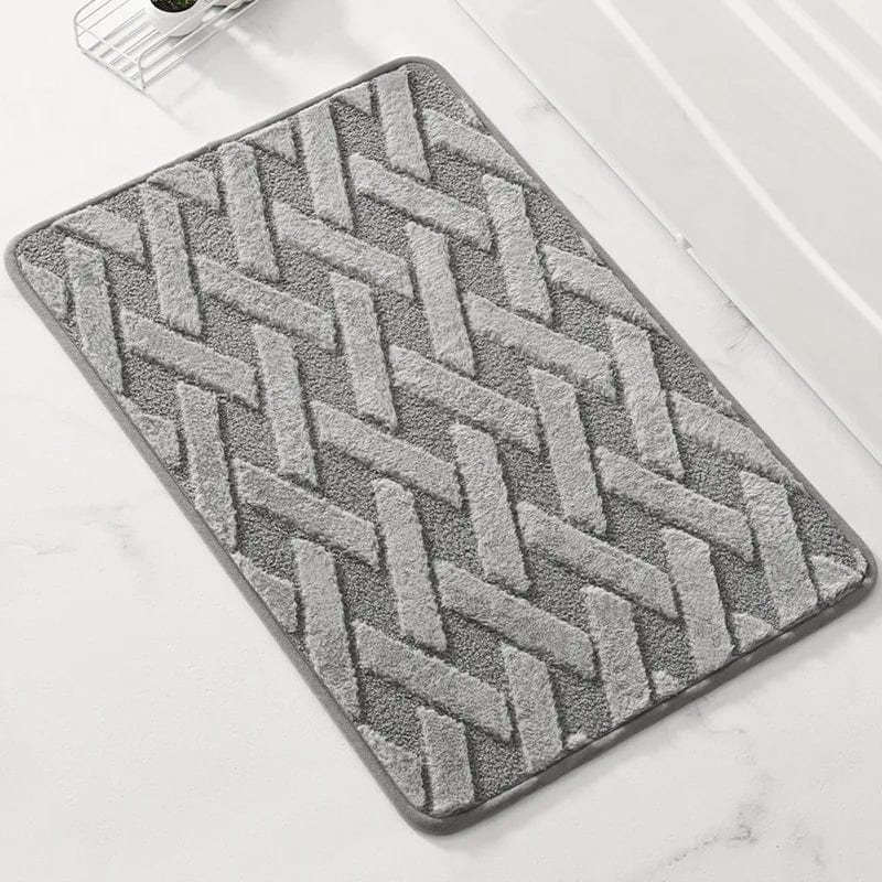 GeoLuxe badmatta – geometrisk design och halkfri komfort | Ymonde