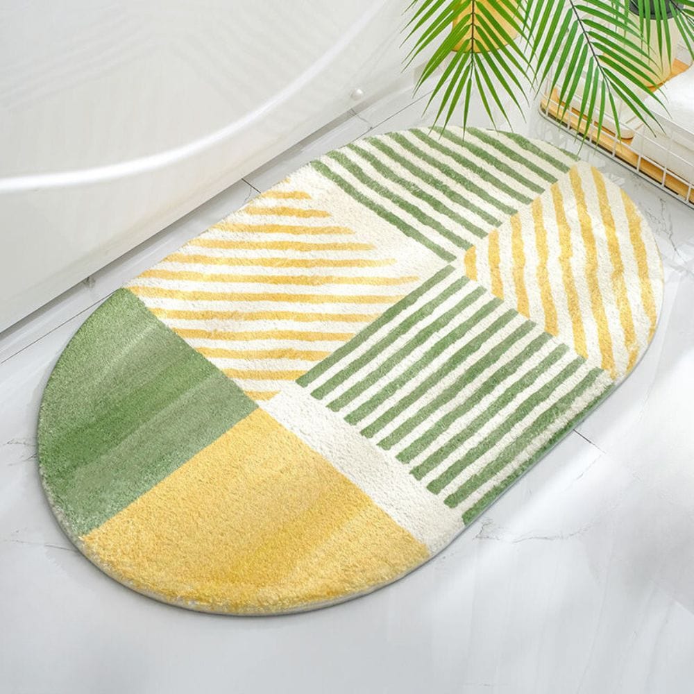 OvalLuxe Bath Mat – Oval Design & Ultra Soft Comfort | Ymonde