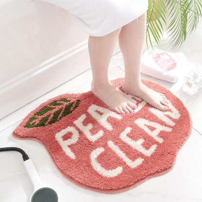 Ultra Soft Peach Bath Mat – Non-Slip & Quick Dry | Ymonde