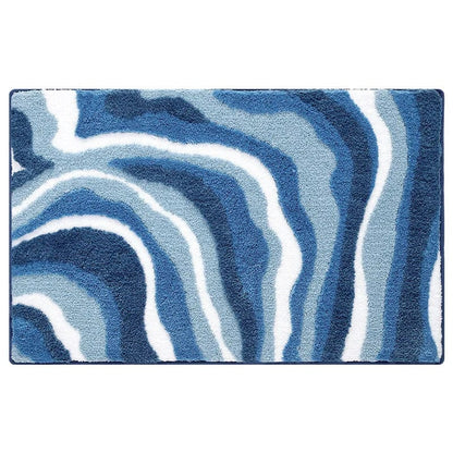 WaveFlow Bath Mat – Soft Comfort & Non-Slip Design | Ymonde