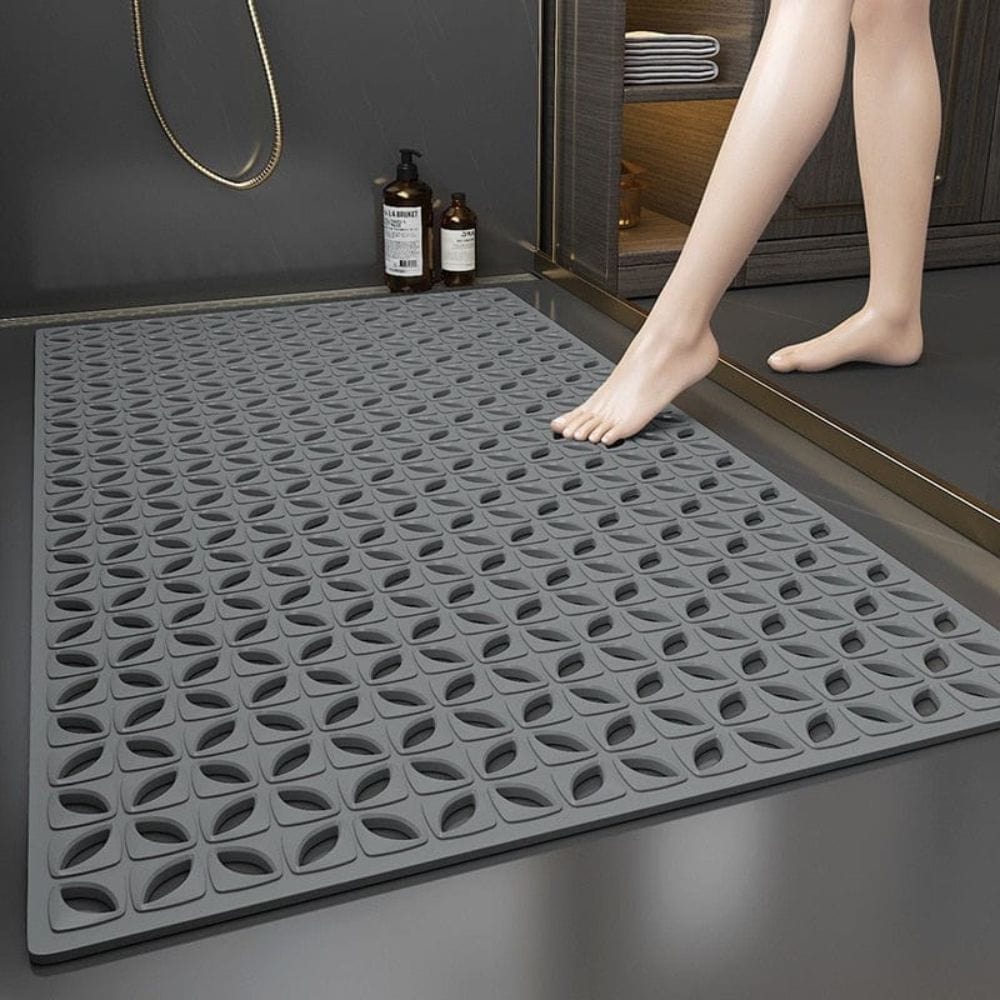GripFlow Shower Mat – Water Permeable & Safe | Ymonde