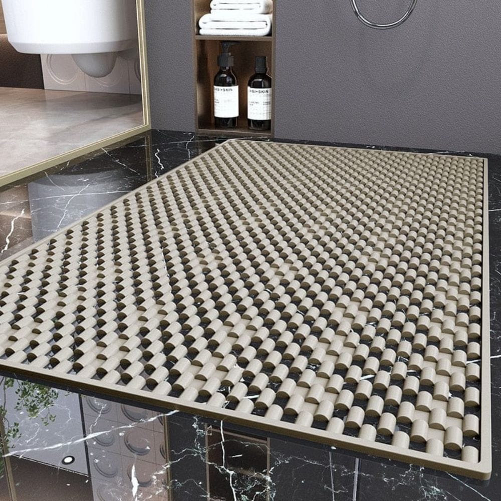 GripFlow Shower Mat – Water Permeable & Safe | Ymonde