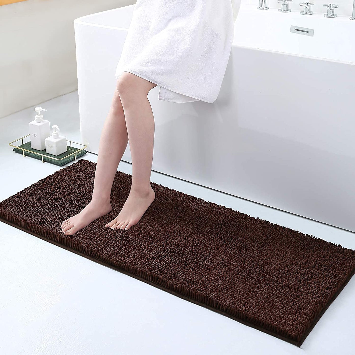 MegaGrip Bath Mat – Extra Large & Non-Slip Comfort | Ymonde