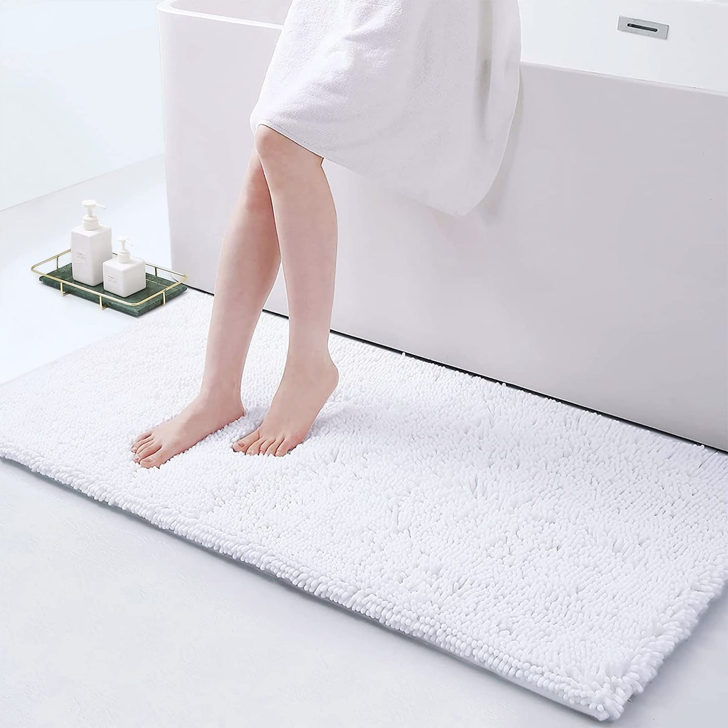 MegaGrip Bath Mat – Extra Large & Non-Slip Comfort | Ymonde